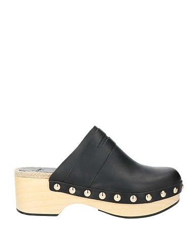 CASTAÑER Mules and clogs Black Leather
