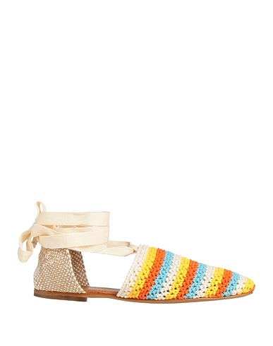 CASTAÑER Ballerine Bianco Fibre tessili
