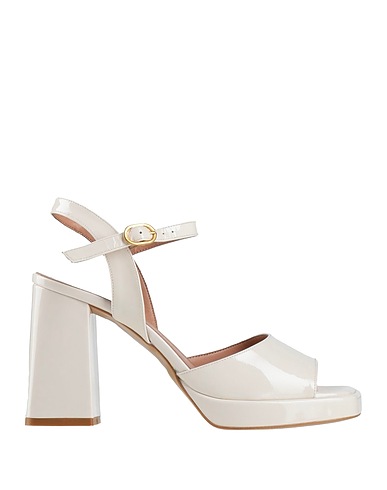 BIANCA DI Sandals White Leather