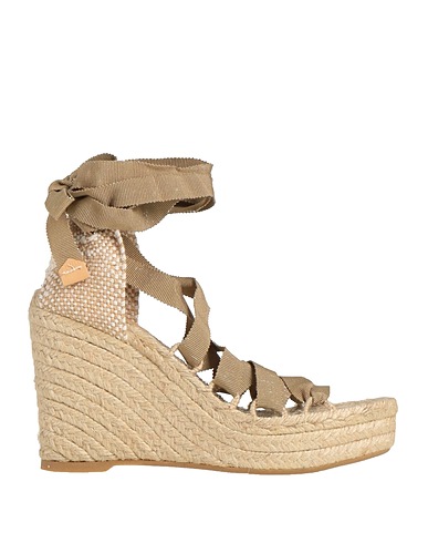 CASTAÑER Espadrilles Military green Textile fibres