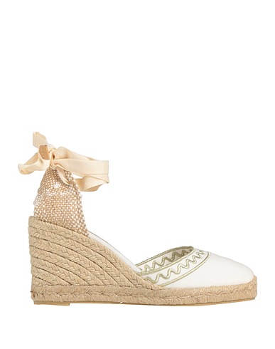 CASTAÑER Espadrilles White Textile fibers