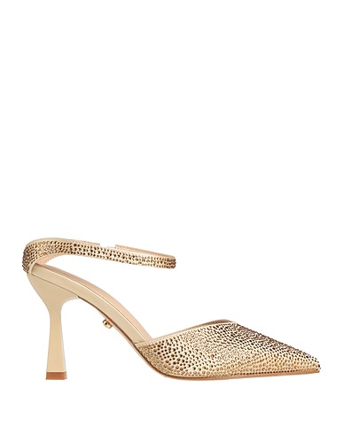 TWENTY FOUR HAITCH Décolleté Beige Fibre tessili