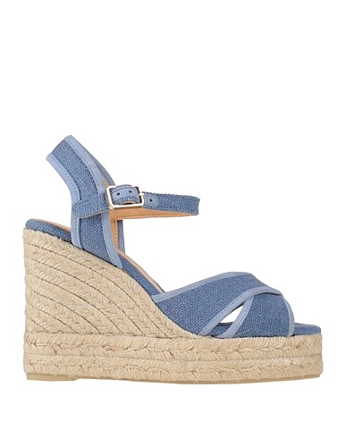 CASTAÑER Espadrilles Light blue Textile fibres