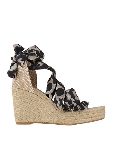 DIANE VON FURSTENBERG x CASTAÑER Espadrilles Light brown Textile fibers