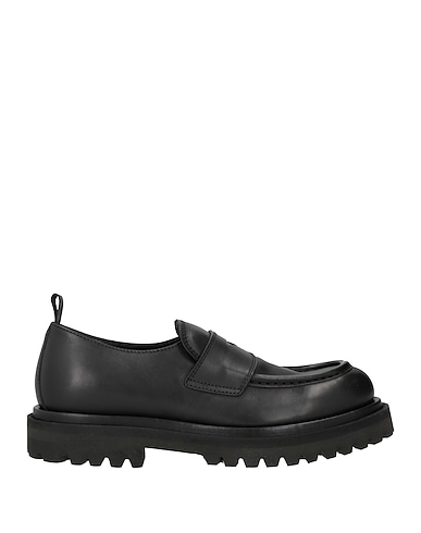 OFFICINE CREATIVE ITALIA Loafers Black Leather