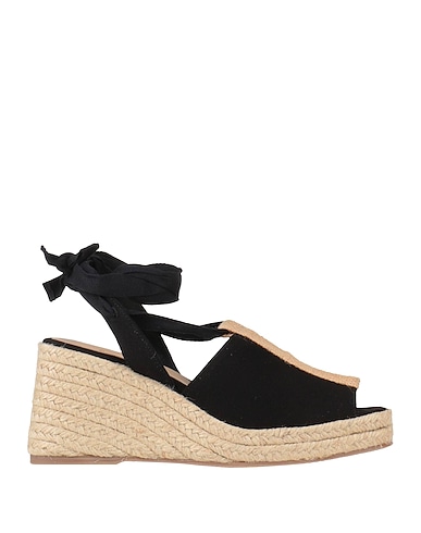 CASTAÑER Espadrilles Black Textile fibres