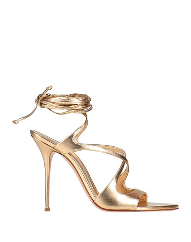 CASADEI Sandals Platinum Leather