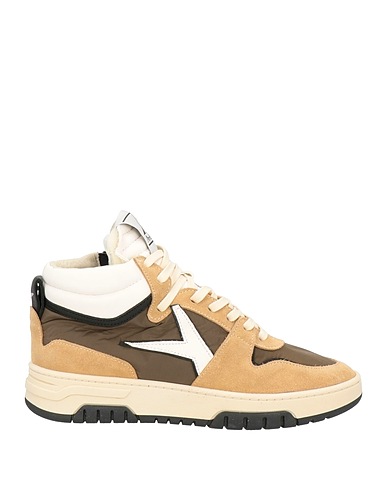 ARCHIVIO,22 Sneakers Beige Pelle, Fibre tessili