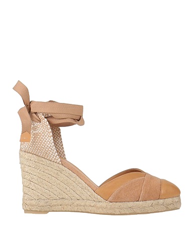 CASTAÑER Espadrilles Sand Leather, Textile fibers