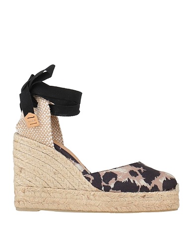 DIANE VON FURSTENBERG x CASTAÑER Espadrilles Black Textile fibres