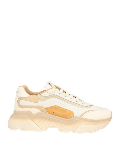 DOLCE&GABBANA Sneakers Beige 95% Calfskin, 5% Polyamide