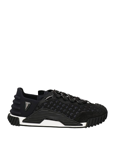 DOLCE&GABBANA Sneakers Schwarz 60% Synthetische Fasern, 25% Kalbsleder, 15% PVC - Polyvinylchlorid