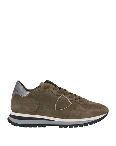 PHILIPPE MODEL Sneakers Military green Leather