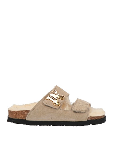PALM ANGELS Sandals Khaki Leather