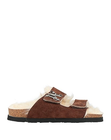 PALM ANGELS Sandals Brown Leather