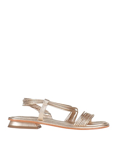 EMANUÉLLE VEE Sandals Gold Leather