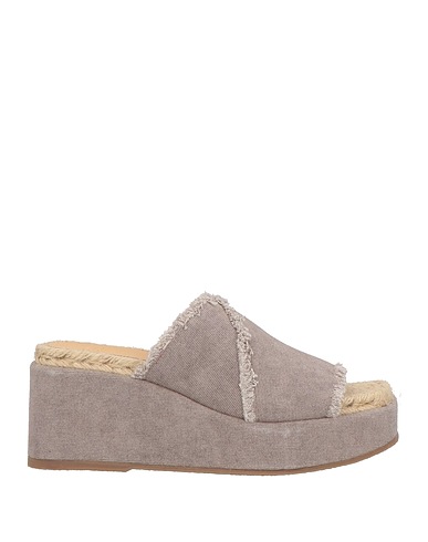 CASTAÑER Sandals Grey Textile fibres