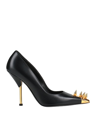 MCQUEEN Court Black Leather