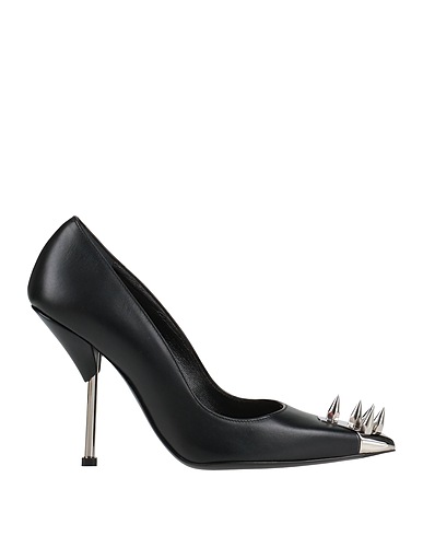 MCQUEEN Court Black Leather