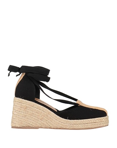 CASTAÑER Espadrilles Black Textile fibers
