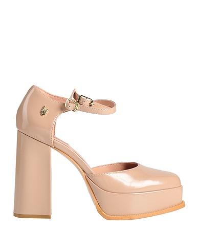 LIU •JO Pump Blush Textile fibers