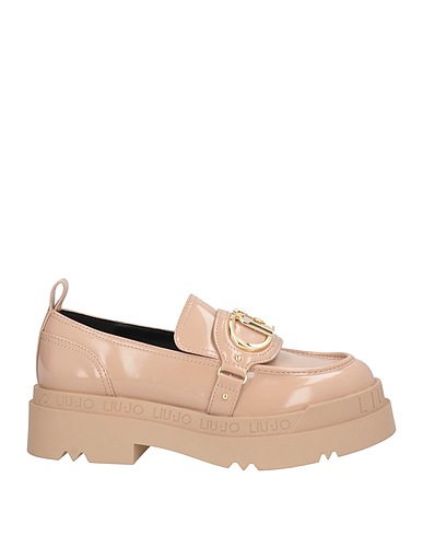 LIU •JO Loafers Beige Textile fibres