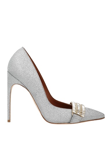 MALONE SOULIERS Pump Silver Textile fibers