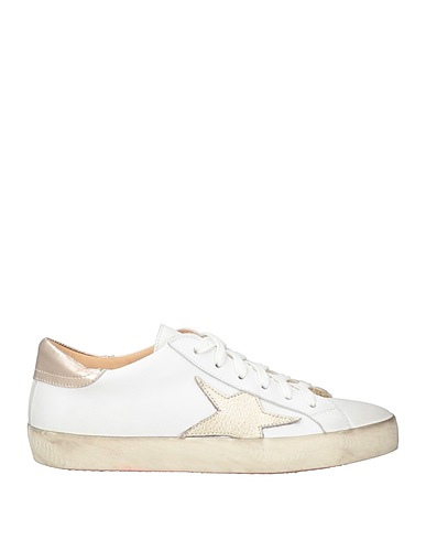 CROWN Sneakers Bianco Pelle