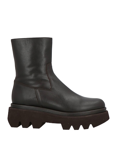 PALOMA BARCELÓ Stiefelette Dunkelbraun Leder