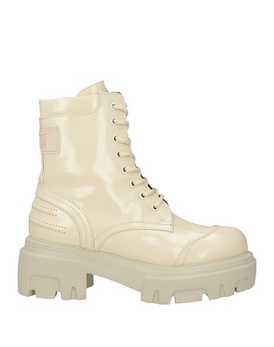 MSGM Stiefelette Hellgrau Leder