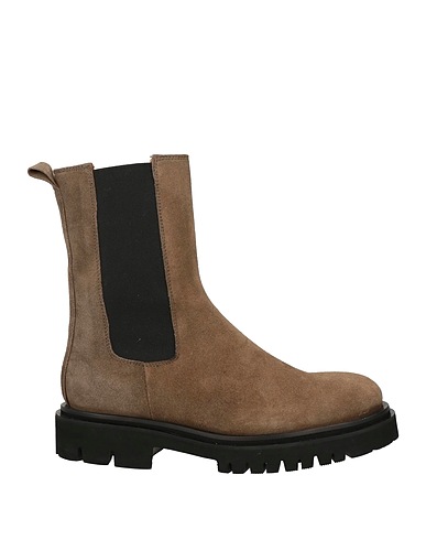 ANNA F. Ankle boot Khaki Leather