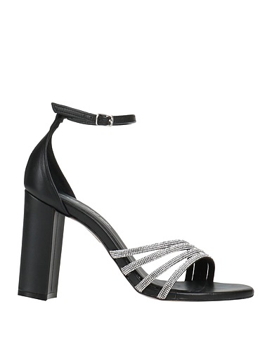 PAOLO MATTEI Sandalen Schwarz Leder
