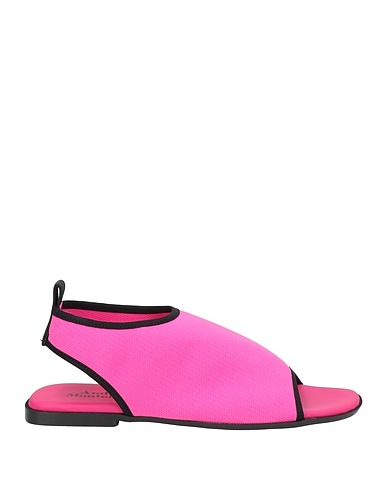 ANDREA MONTELPARE Sandals Fuchsia Textile fibres