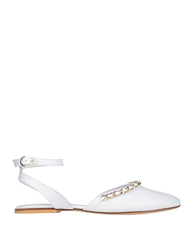 ANDREA MONTELPARE Ballerine Bianco Pelle