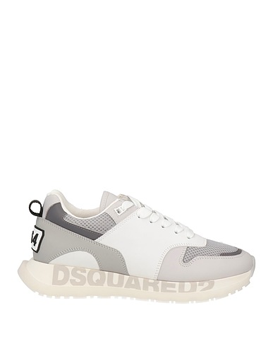 DSQUARED2 Sneakers Light grey Calfskin, Rubber