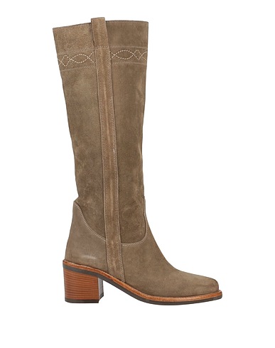 ASH Boots Military green Leather