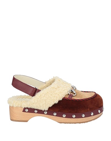 GUCCI Sandals Brown Leather
