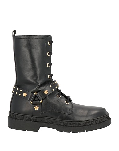 VERSACE YOUNG Ankle boot Black Leather
