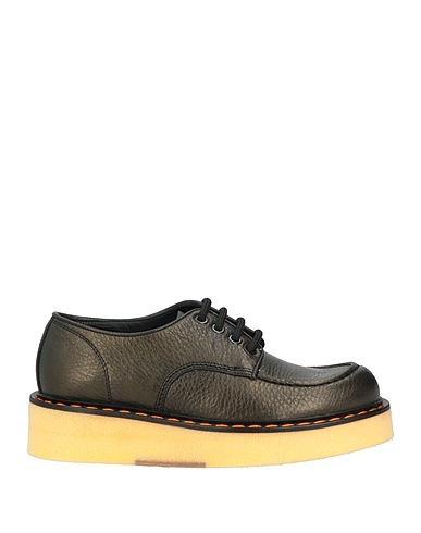 BARRACUDA Laced shoes Black Leather