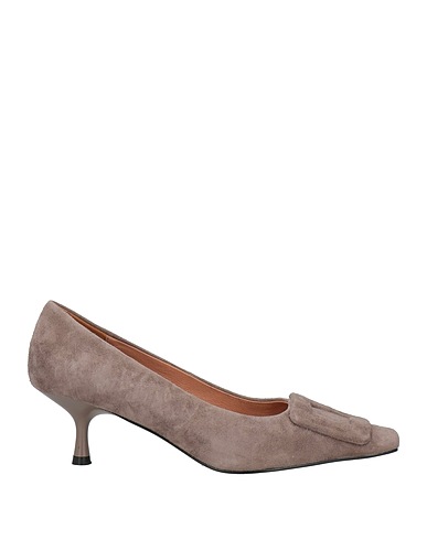 BIBI LOU Pumps Maulwurfsgrau Leder