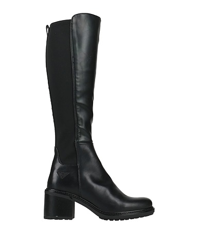 DOCKSTEPS Boots Black Leather, Lycra®