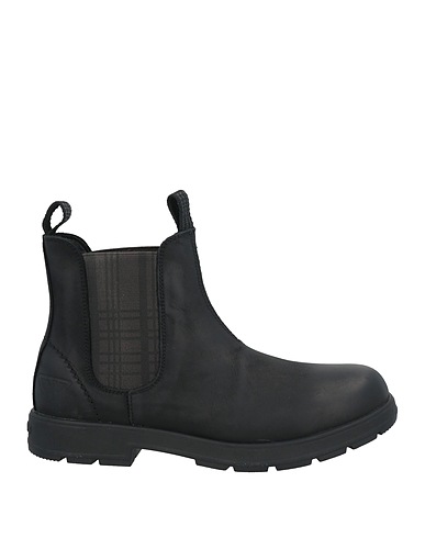 DOCKSTEPS Ankle boot Black Leather, Textile fibres