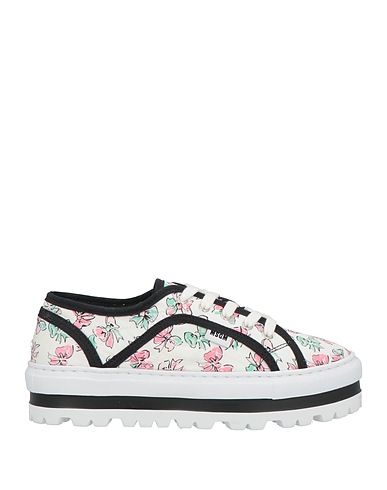 MSGM Sneakers White Textile fibres