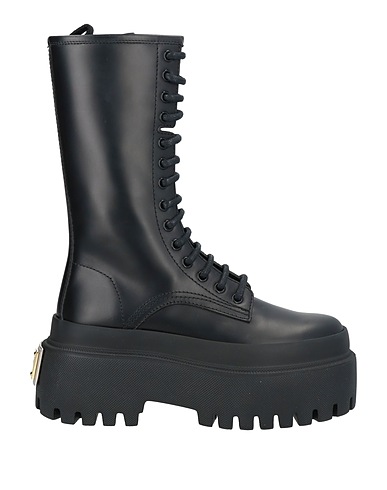 DOLCE&GABBANA Ankle boot Black Calf fur