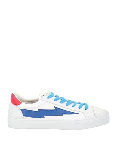 SANYAKO Sneakers Weiß Leder, Gewebefasern