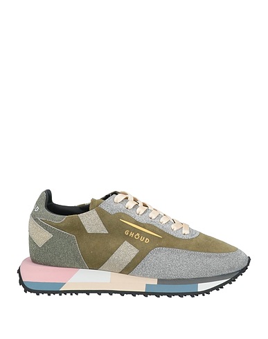 GHŌUD Venice Sneakers Military green Leather, Textile fibers