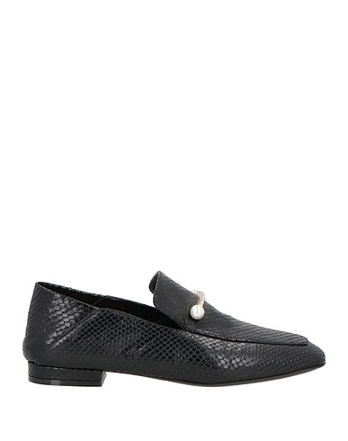 COLIAC MARTINA GRASSELLI Loafers Black Leather