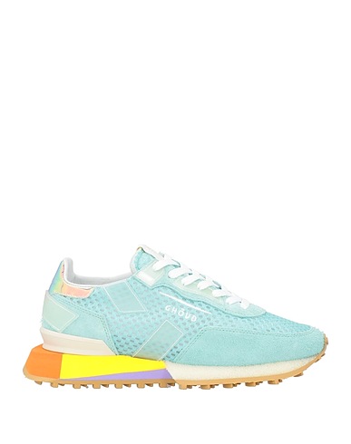 GHŌUD Venice Sneakers Turquoise Leather, Textile fibres