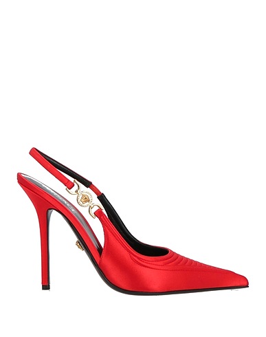 VERSACE Décolleté Rosso Fibre tecniche