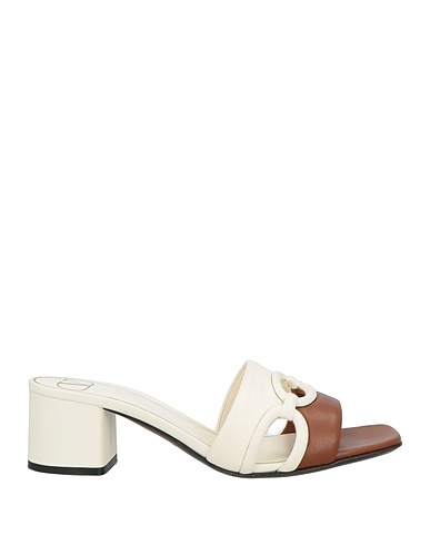 VALENTINO GARAVANI Sandals Brown Leather